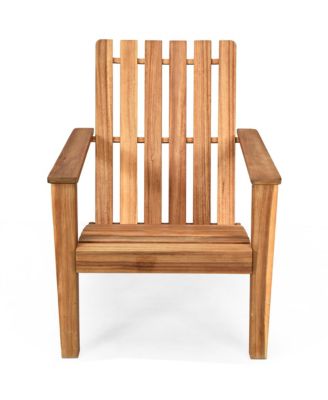 2PCS Patio Acacia Wood Adirondack Chair Lounge Armchair sturdy Outdoor Garden