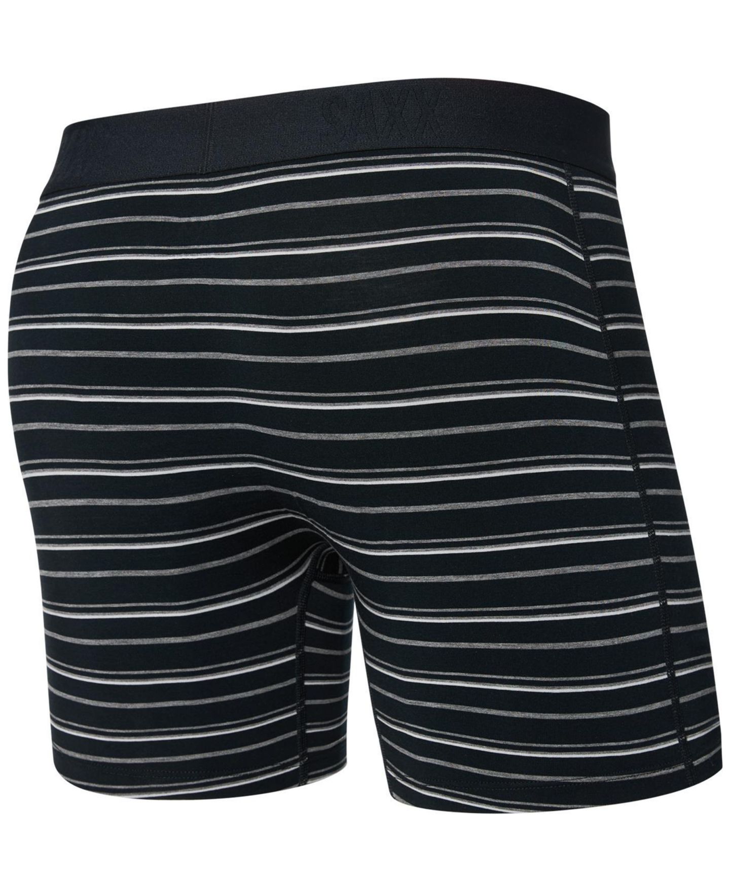 Трусы-боксеры Slim-Fit для мужчин — SAXX, цвет: Чёрный полосатый — фото 2