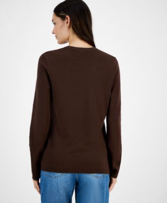 Women's Cotton Arglye Ivy Sweater