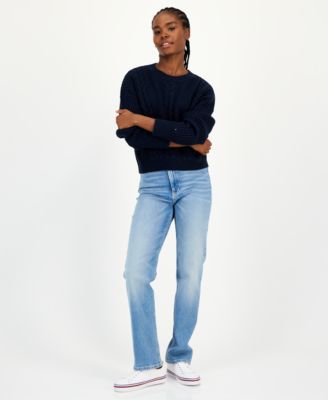 Women's Traveling Cable Sweater