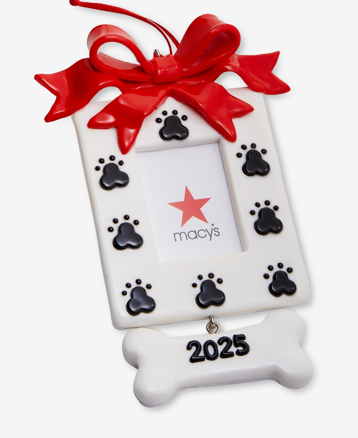 Holiday Lane Pets Dog Print Frame Ornament, Macy's Exclusive In Multi