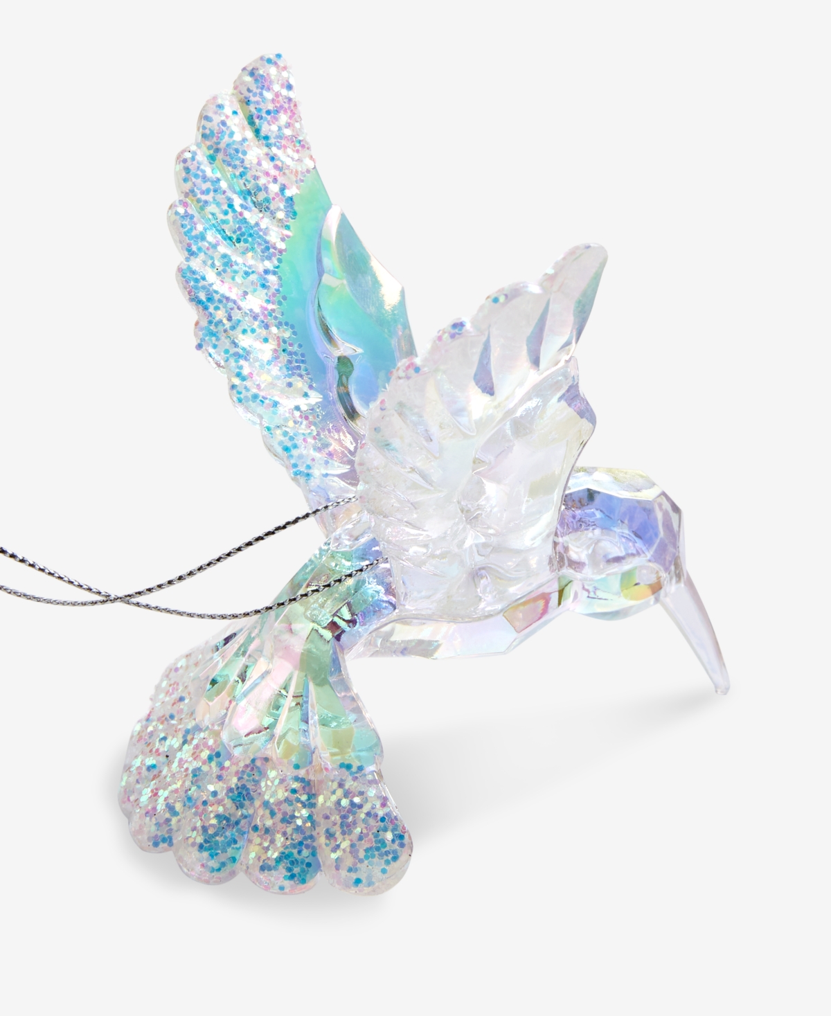 Holiday Lane Pastel Shine Iridescent Dove Ornament, Macy's Exclusive In Transparent
