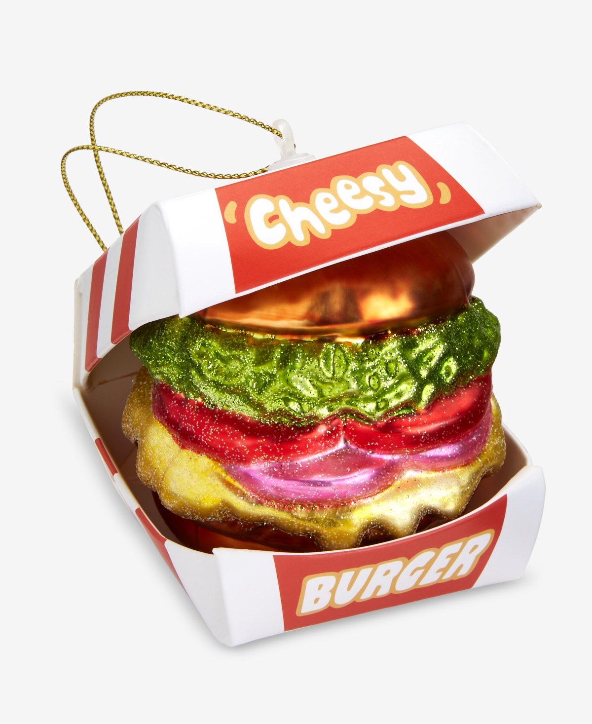 Holiday Lane Foodie Burger In A Box Ornament, Macy's Exclusive In Multi