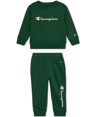 Baby Boys 2-Piece Long Sleeve Crew Sweatshirt and Joggers Set