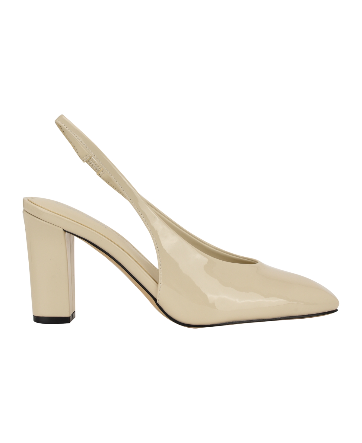 Calvin Klein Women's Raline Square Toe Slingback Pumps In Neutral