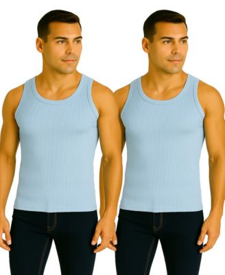Men's 2-Pack Heavyweight Ribbed Tank Top