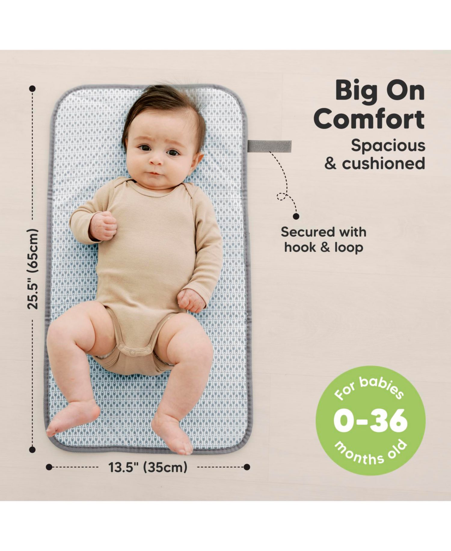 Swift Diaper Changing Pad, Portable Waterproof Diaper Changing Pad for Baby, Travel Changing Pad for Diaper Bag