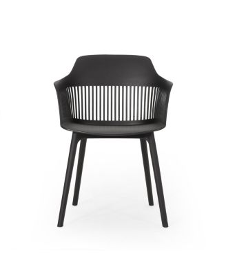 Dahlia Modern Outdoor Chair Weather-Resistant Plastic Minimalist Design