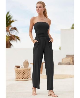 Women's Strapless Jumpsuit