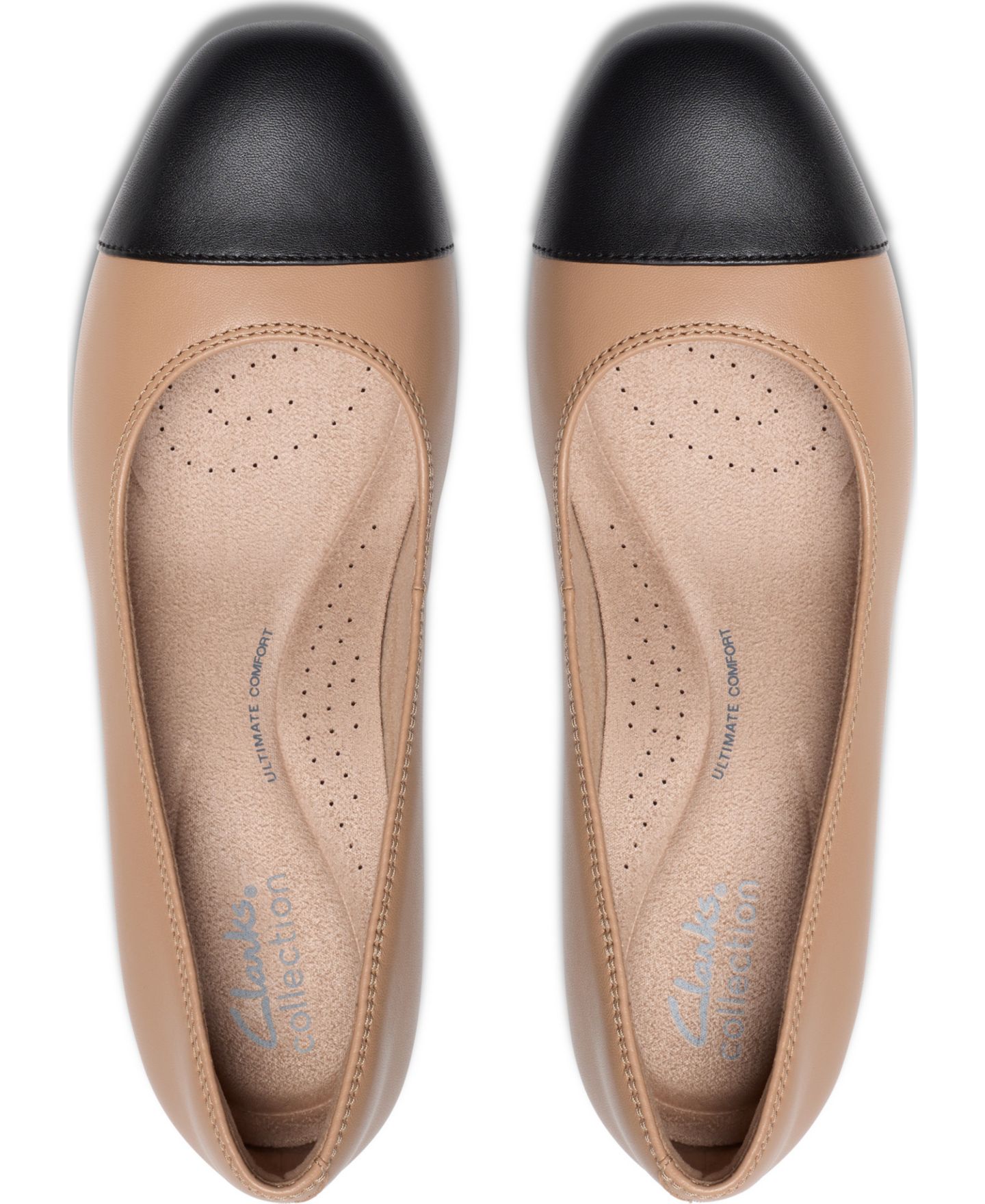 Женские туфли Clarks Iridessa May Slip-On Pumps, цвет: Бежевый кожаный — фото 9