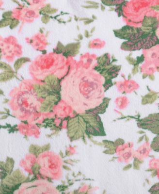 Vintage Floral Plush 4-Pc. Comforter Set, Twin