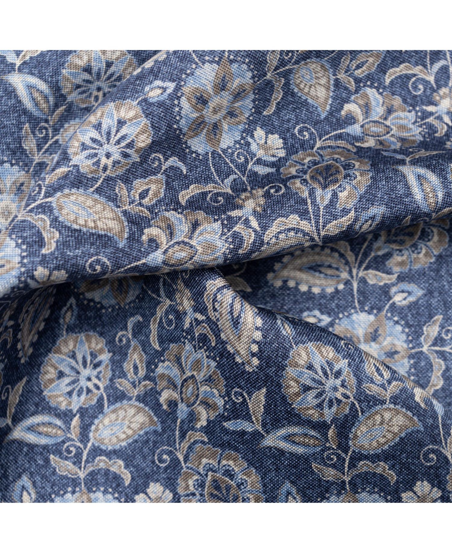 Men's Enzo - Double Sided Silk Pocket Square for Men