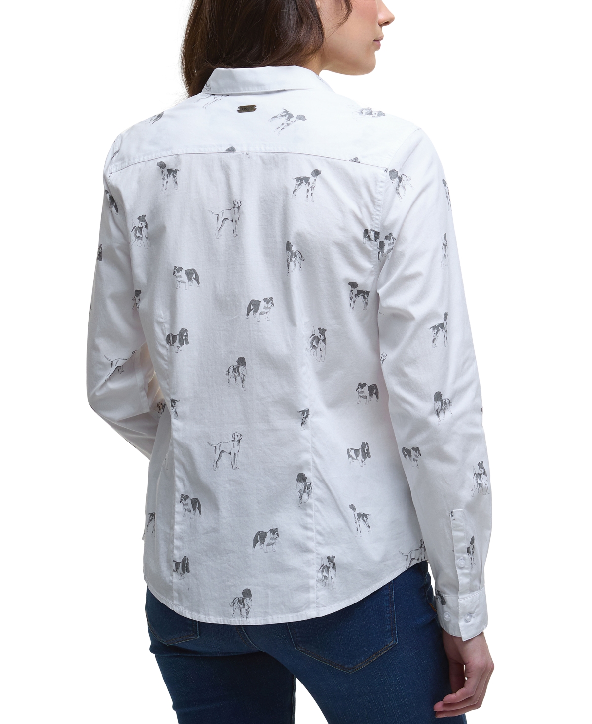 Barbour Women's Button-front Brambles Shirt In White