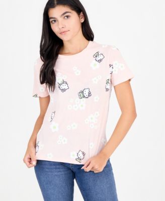Juniors' Hello Kitty Crewneck T-Shirt