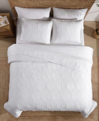 Tommy Bahama Line Palm Cotton Reversible 2-Pc. Quilt Set, Twin