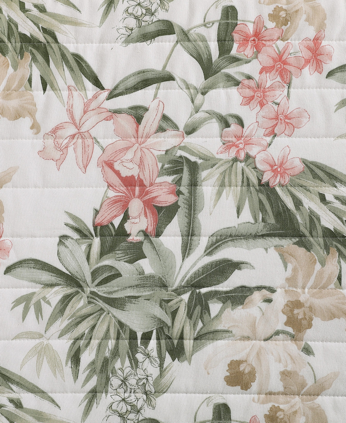 Tommy Bahama Island Orchid Cotton Reversible 3-Pc. Quilt Set