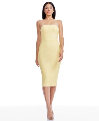 Dress the Population - Women's Viviana Sequined Strapless Bodycon Dress