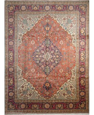 Bashian One Of A Kind Tabriz 626112 Rug Collection In Brown