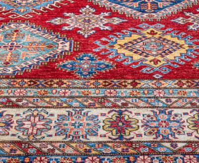Bashian One Of A Kind Fine Kazak 639912 Rug Collection In Brown