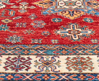 Bashian One Of A Kind Fine Kazak 640371 Rug Collection In Brown