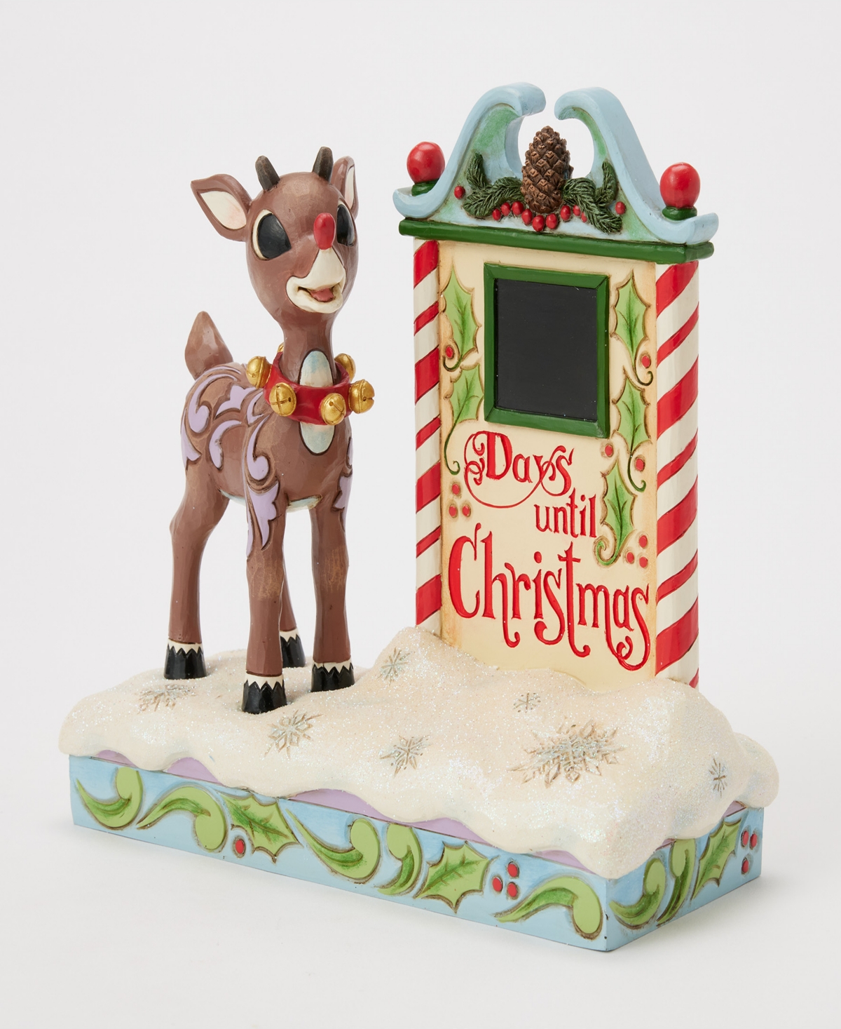 Jim Shore Rudolph Countdown Calendar In Multi