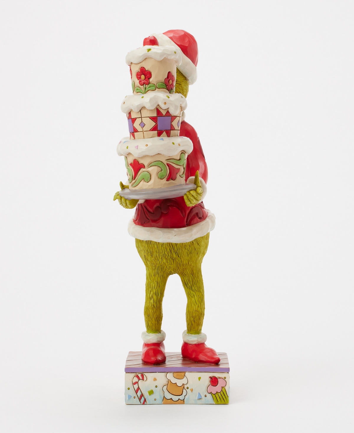 Jim Shore Grinch with Grinchy Cake