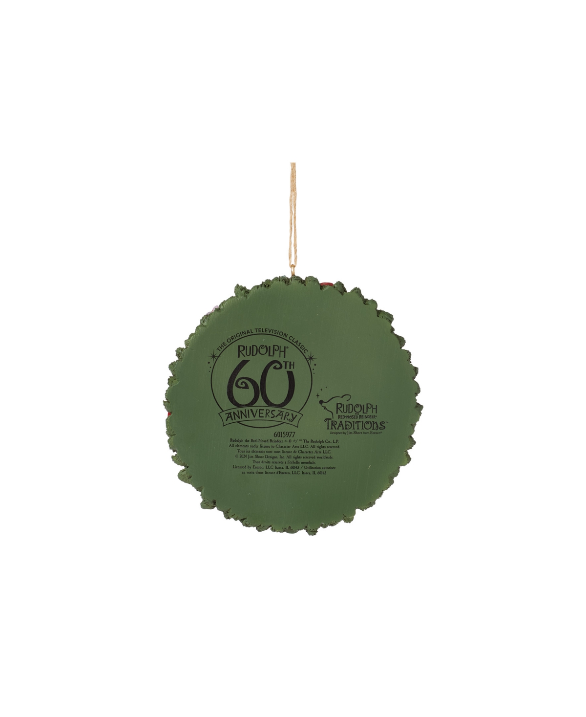 Jim Shore Rudolph And Friends Hanging Ornament In Multi