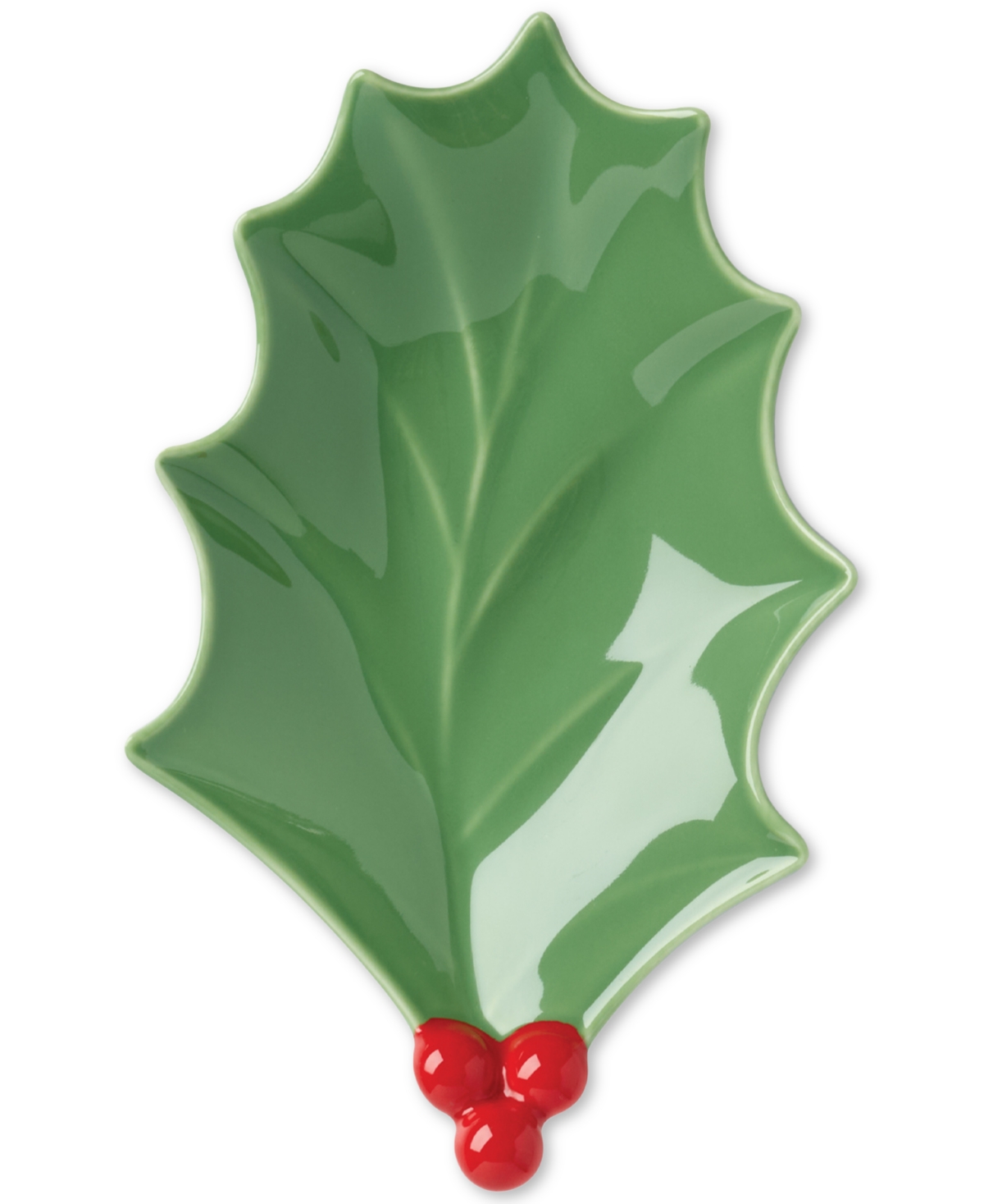 Lenox Holiday 3-piece Hostess Set With Spreader In Green