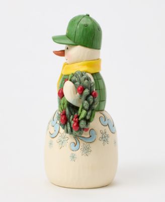 John Deere Snowman In John Deere Hat