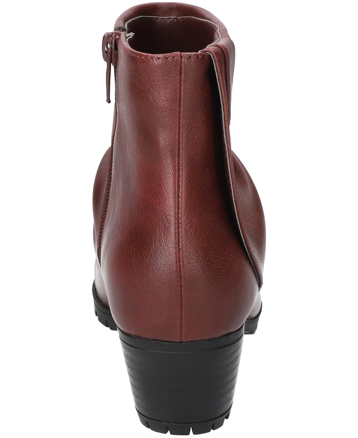 Easy Street Ambrose Bootie In Burgundy