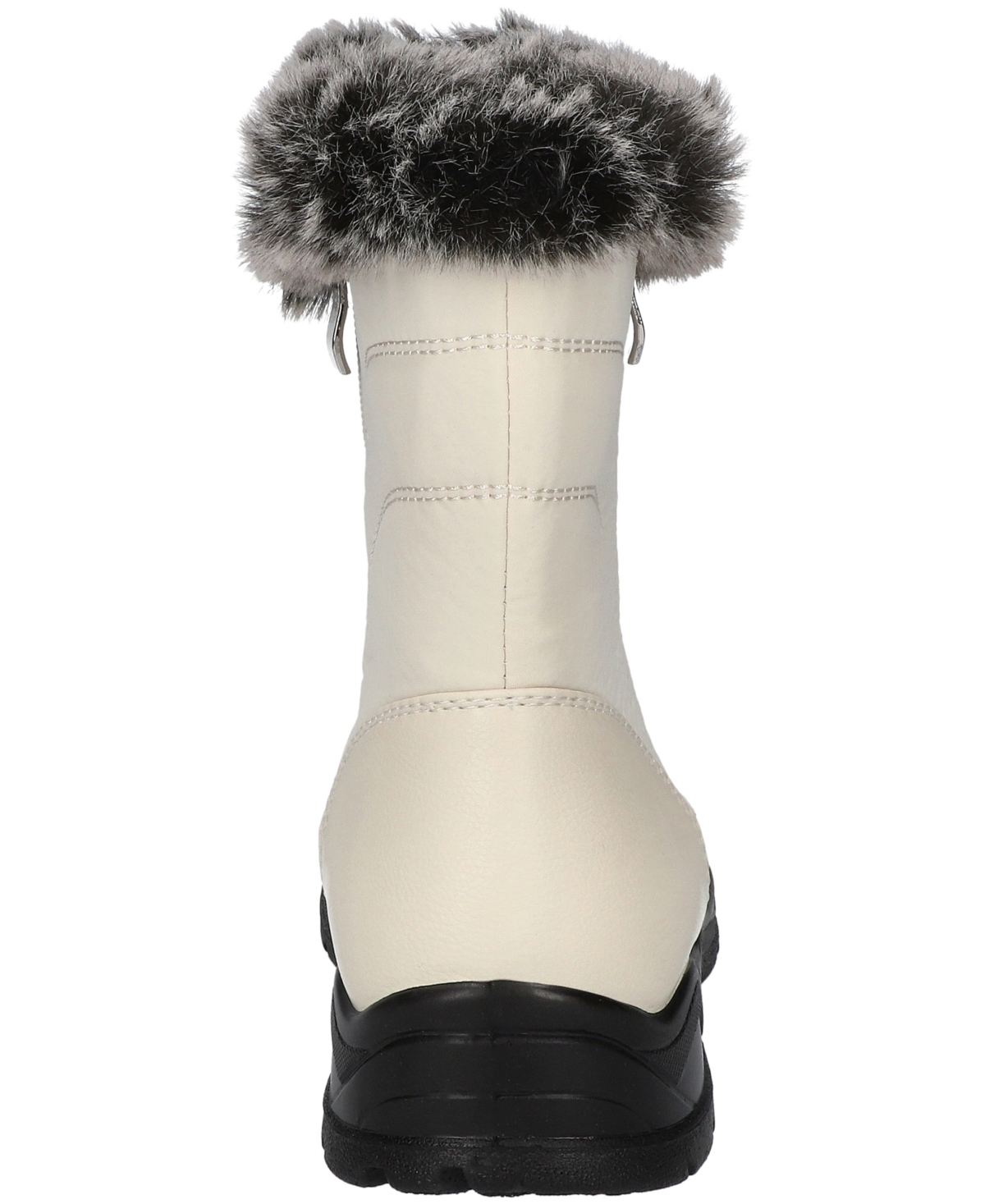 Easy Street Portland Faux Fur Lined Waterproof Boot In White