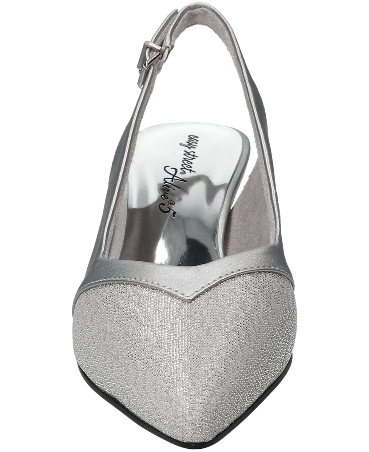 Easy Street Women's Vivid Slingback Pumps In Silver