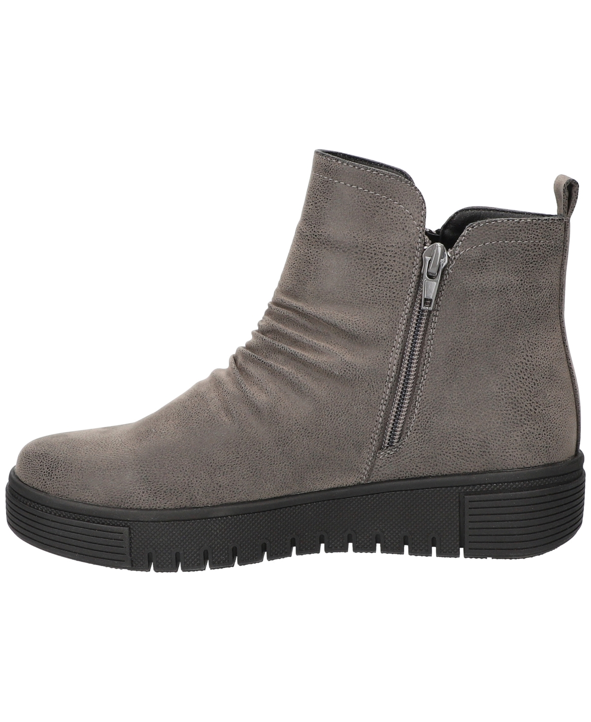 Easy Street Easy Women's Street Estella Slip Resistant Ankle Boots In Gray