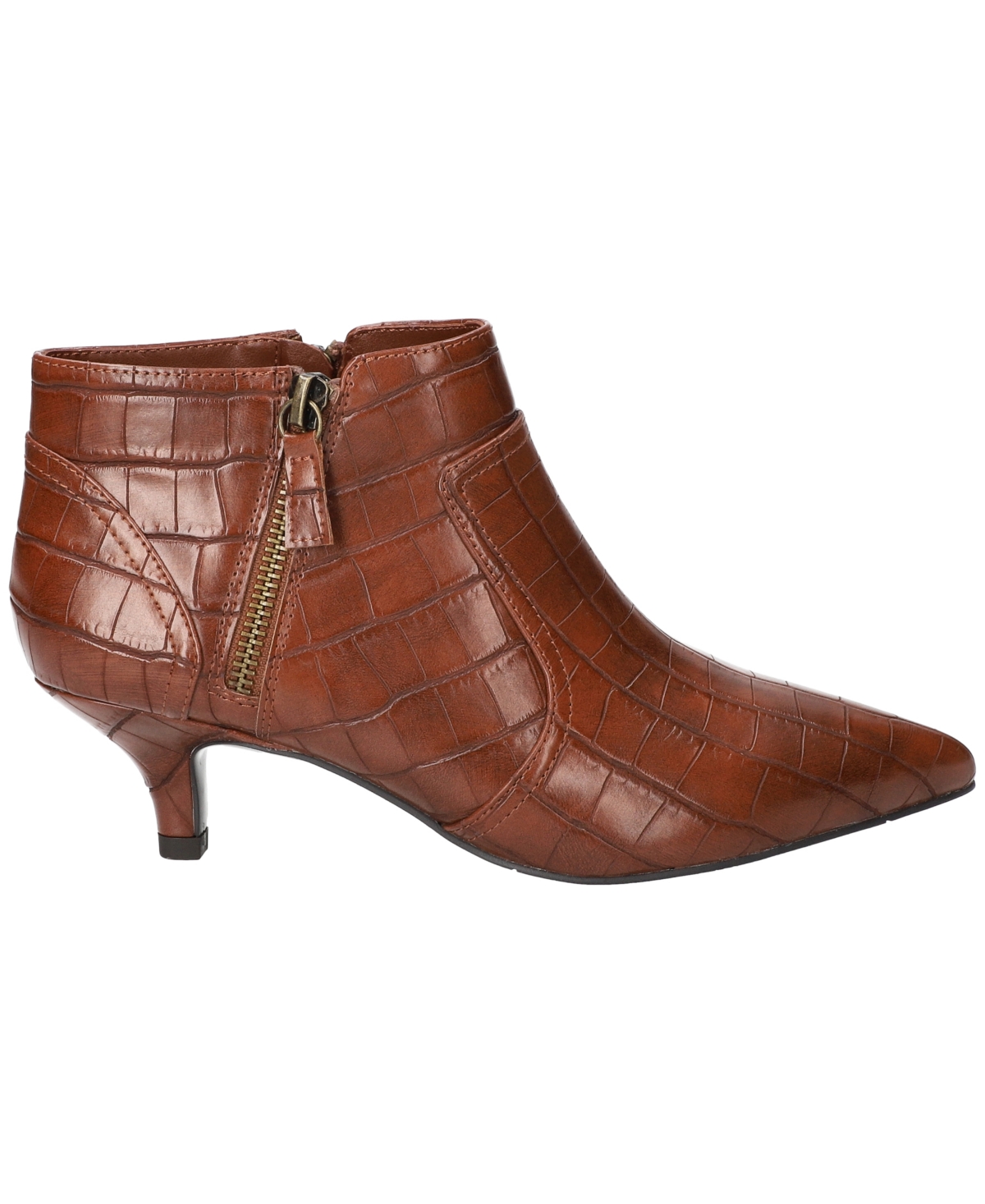 Easy Street Women's Annalee Dress Ankle Boots In Brown