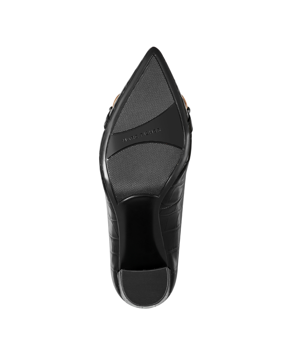 Marc Fisher Women's Gruff Bit High Block Heel Pumps In Black