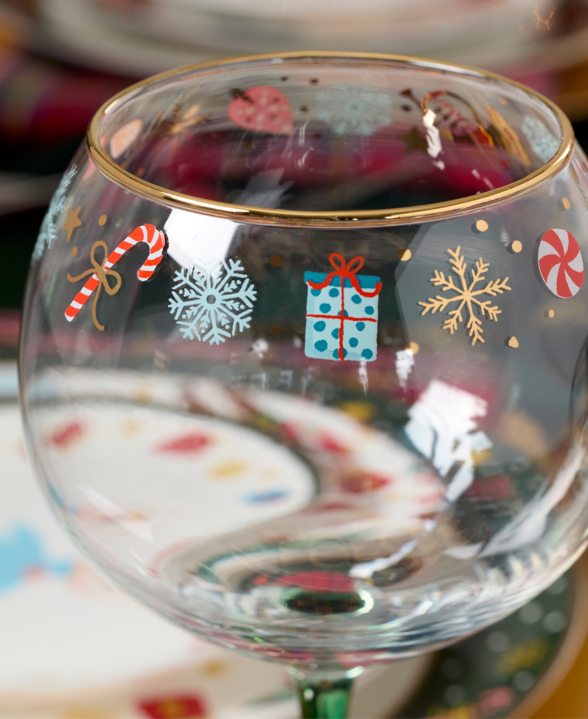 Lenox Nutcracker Ballet Balloon Wine Glasses, Set Of 4