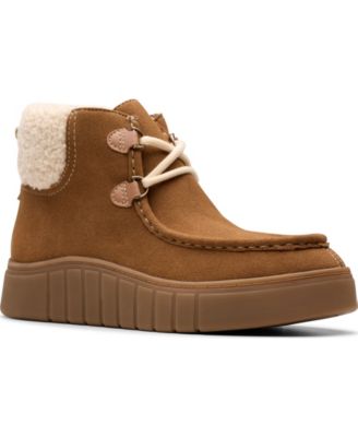 Clarks - Women's Mykah Izzy Cozy Lace-Up Booties
