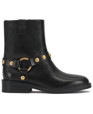 Women's Amais Studded Harness Moto Booties