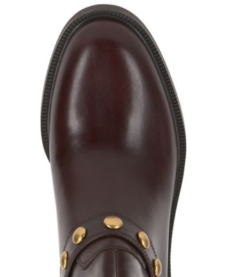 Women's Amais Studded Harness Moto Booties