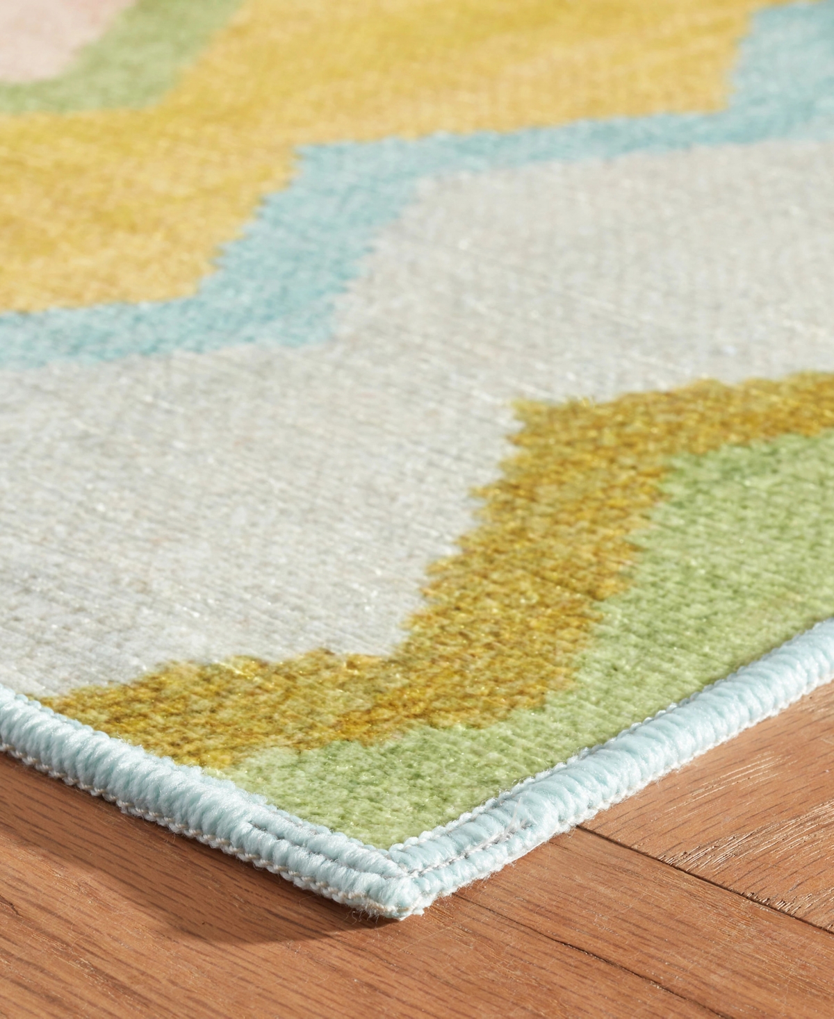 Dash And Albert Rugs By Annie Selke Safety Net Machine Washable Da2192 4'x6' Area Rug In Green