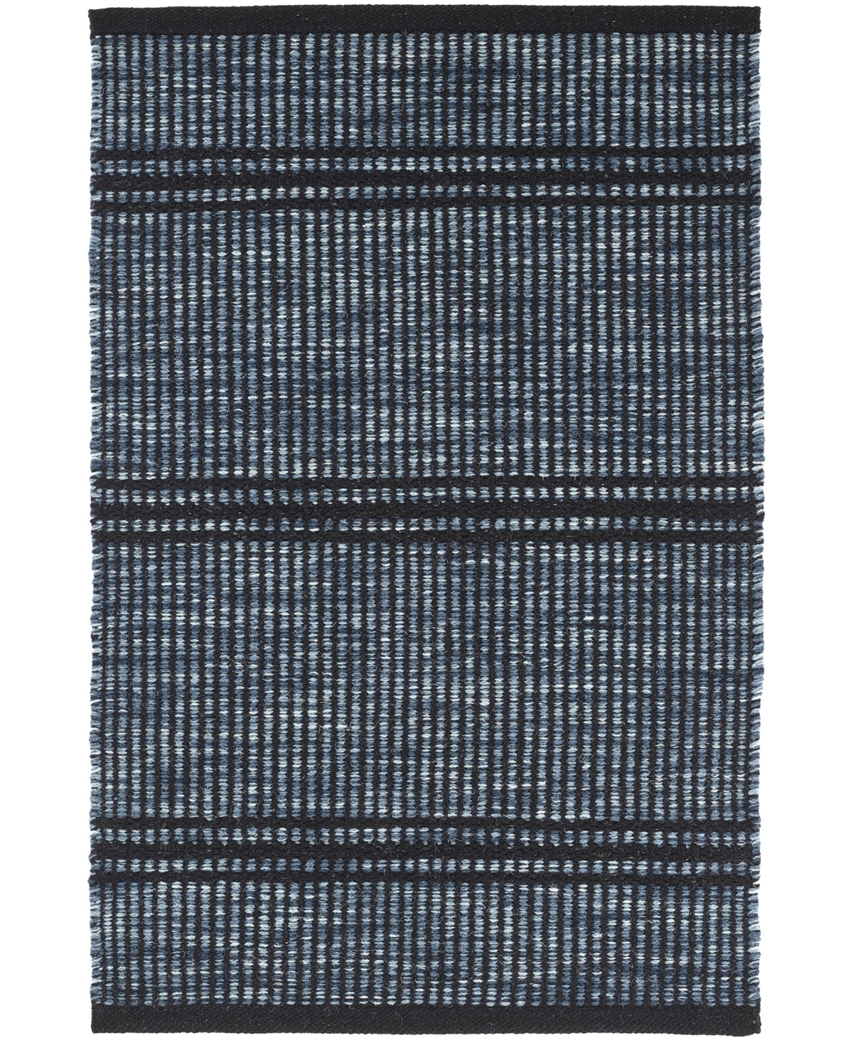 Dash And Albert Rugs By Annie Selke Malta Wool Da1695 9'x12' Area Rug In Blue