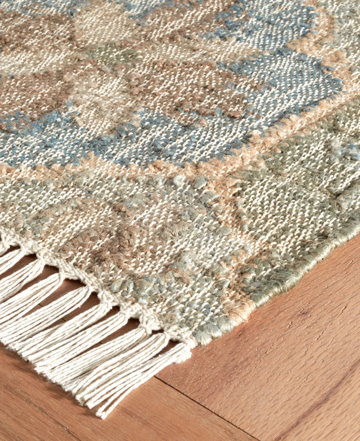 Dash And Albert Rugs By Annie Selke Pali Jute Da1399 3'x5' Area Rug In Blue
