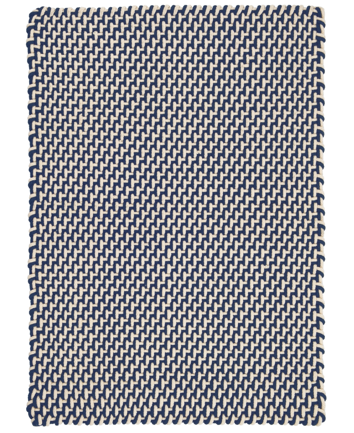 Dash And Albert Rugs By Annie Selke Two-tone Rope Indoor/outdoor Rdb221 8'x10' Area Rug In Multi