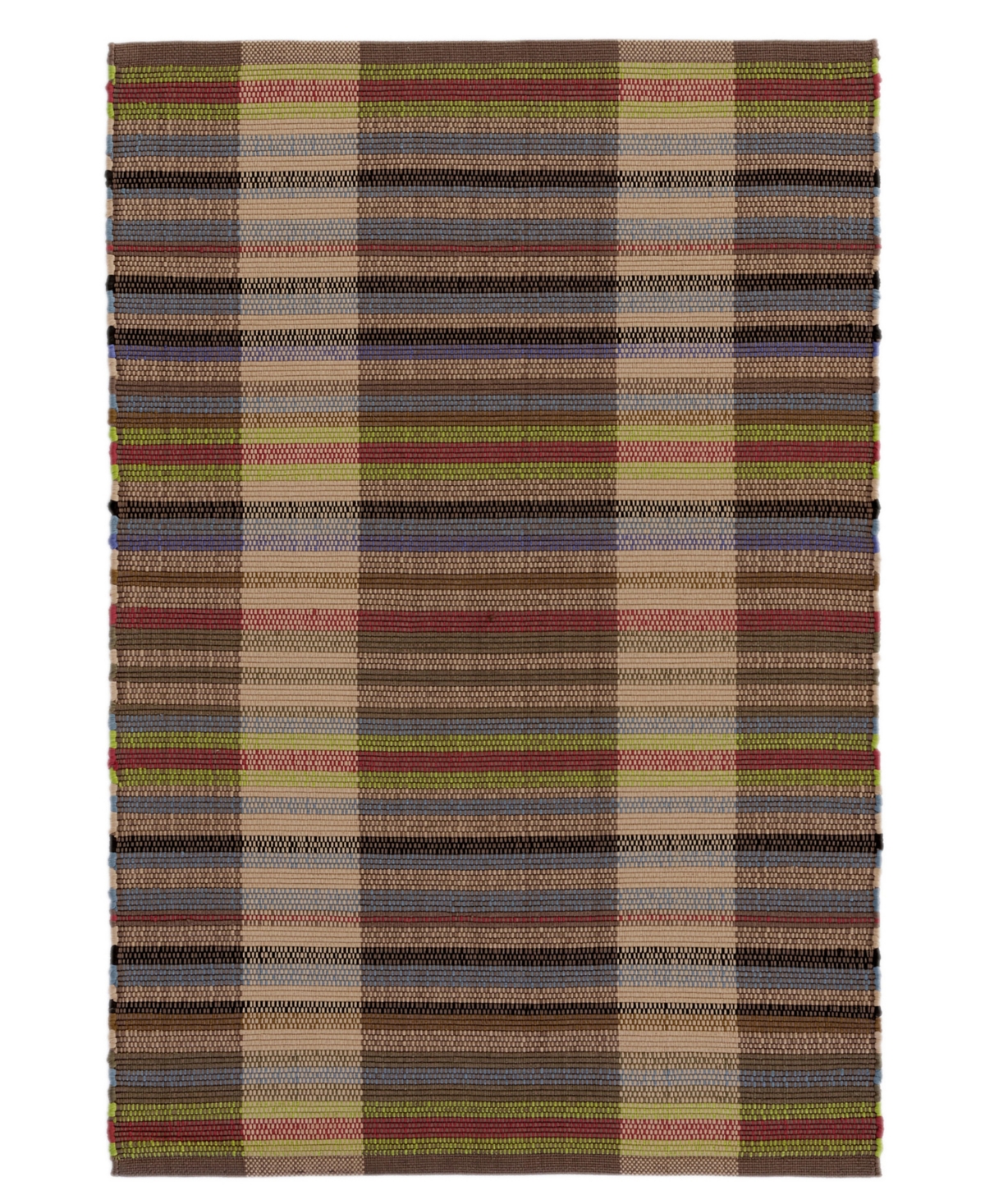 Dash And Albert Rugs By Annie Selke Swedish Rag Indoor/outdoor Rdb223 2'x3' Area Rug In Blue