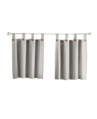 Tucker Solid Button Window Tier Set