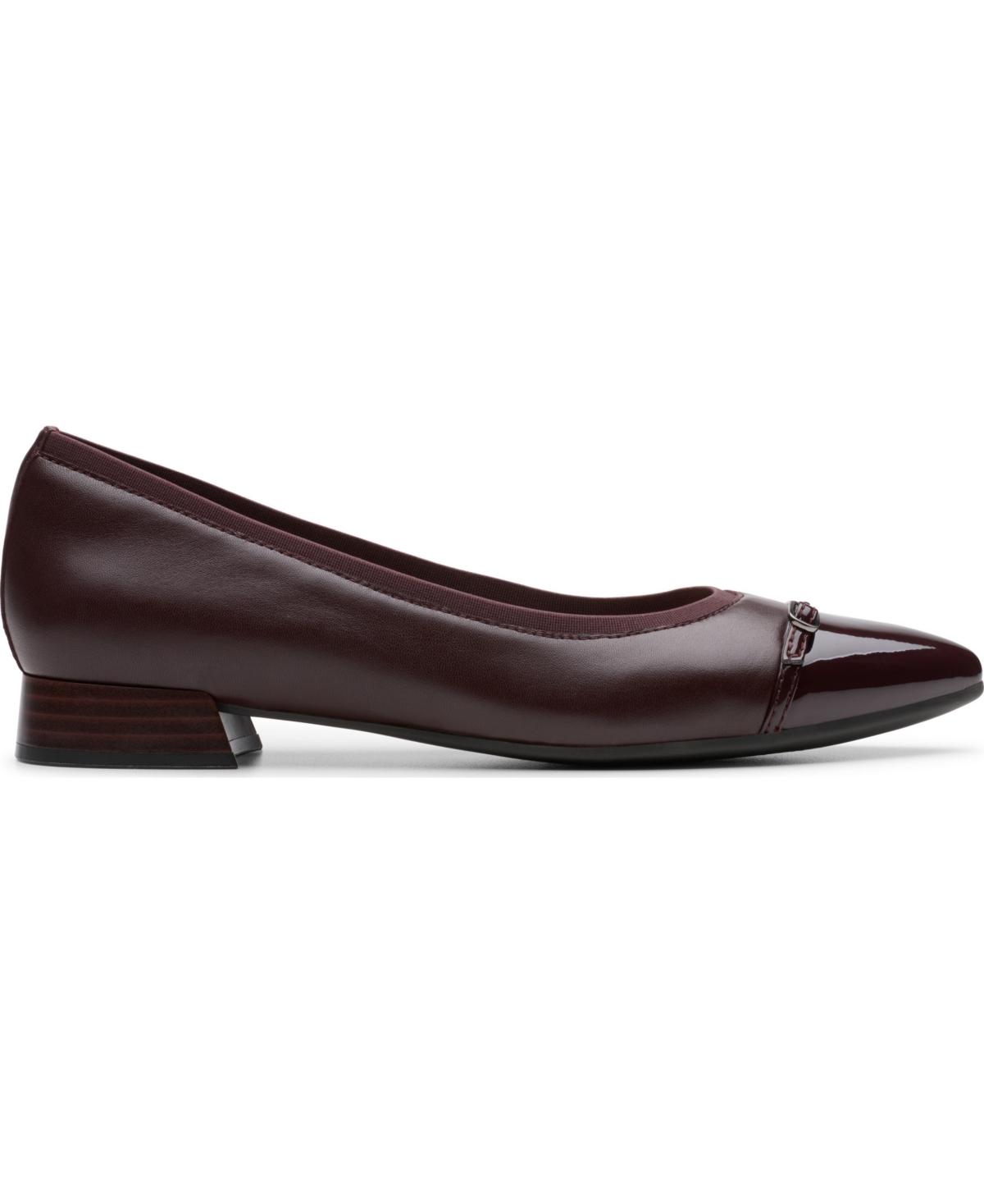 Clarks Women's Natalyn Dusk Pointed Toe Flats In Burgundy