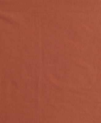 Solid Brushed 180-Thread Count Cotton Percale 3-Pc. Sheet Set, Twin