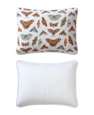 Wilford Butterfly Cotton Reversible 3-Pc. Quilt Set, King