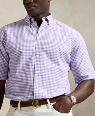 Men's Big & Tall Gingham Oxford Shirt