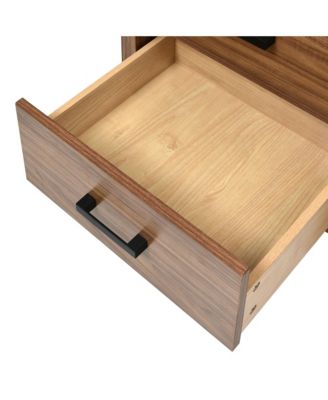 24" Freestanding Vanity with Ceramic Sink, Cabinet with 3 Drawers